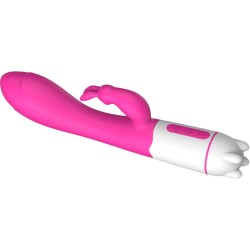 HAPPY VIBRATEUR & STIMULATEUR DE LAPIN FUCHSIA