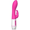 HAPPY VIBRATEUR & STIMULATEUR DE LAPIN FUCHSIA