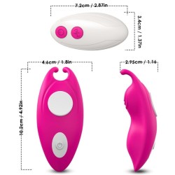 HONEYBEE WEARABLE PANTIES VIBRATEUR G-SPOT TÉLÉCOMMANDE FUCHSIA