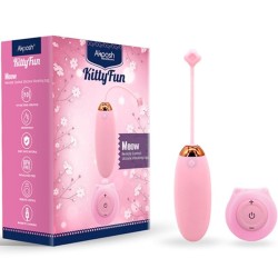 KITTY FUN EGG VIBRATEUR TÉLÉCOMMANDE 10 VIBRATIONS