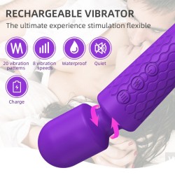 MASSEUR ET VIBRATEUR VIOLETTE