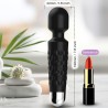 MASSEUR ET VIBRATEUR POSTMAN TÊTE SUPER FLEXIBLE NOIR