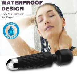 MASSEUR ET VIBRATEUR POSTMAN TÊTE SUPER FLEXIBLE NOIR