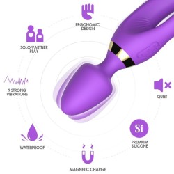 MASSEUR & VIBRATEUR LAPIN VIOLET