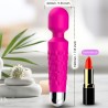 MASSEUR & VIBRATEUR POSTMAN TÊTE SUPER FLEXIBLE FUCHSIA