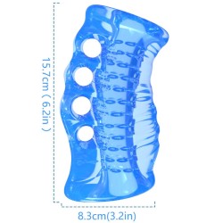 MASTURBATEUR DOIGT BLEU
