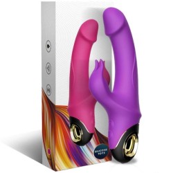 METEROR DILDO VIBRATEUR LAPIN ROTATEUR VIOLET