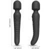 MISSION MASSAGER & VIBRATEUR EFFET CHALEUR NOIR