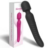 MISSION MASSAGER & VIBRATEUR EFFET CHALEUR NOIR