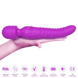 MISSION MASSAGER & VIBRATEUR EFFET CHALEUR VIOLET