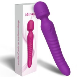 MISSION MASSAGER & VIBRATEUR EFFET CHALEUR VIOLET