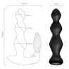 MANFUN VIBRATEUR & STIMULATEUR ANAL PLUG TÉLÉCOMMANDE NOIR