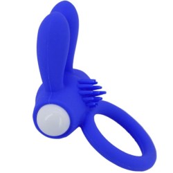 MR BUNNY ANNEAU VIBRATEUR SILICONE BLEU