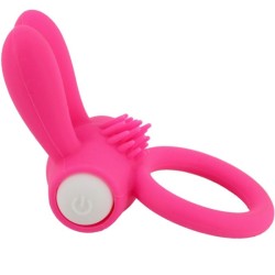 MR BUNNY ANNEAU VIBRATEUR SILICONE ROSE