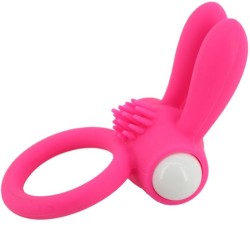 MR BUNNY ANNEAU VIBRATEUR SILICONE ROSE