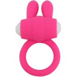 MR BUNNY ANNEAU VIBRATEUR SILICONE ROSE