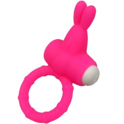 MS BUNNY ANNEAU VIBRATEUR SILICONE ROSE