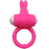 MS BUNNY ANNEAU VIBRATEUR SILICONE ROSE
