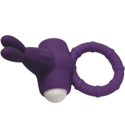 MS BUNNY ANNEAU VIBRATEUR SILICONE VIOLET