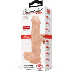 BELLE RENCONTRE BERGRISI GODE RÉALISTE FLEXIBLE 26 CM NATUREL