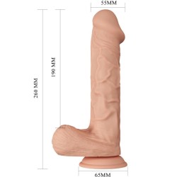 BELLE RENCONTRE BERGRISI GODE RÉALISTE FLEXIBLE 26 CM NATUREL