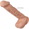 BELLE RENCONTRE BERGRISI GODE RÉALISTE FLEXIBLE 26 CM NATUREL