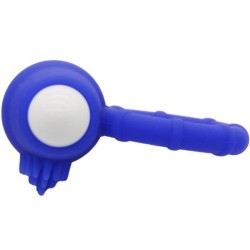 POWER O ANNEAU VIBRATEUR SILICONE BLEU