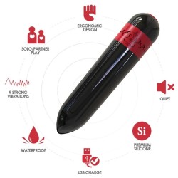 ROCKET VIBRATEUR BULLET NOIR