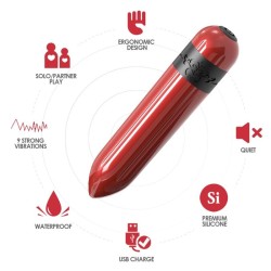 ROCKET VIBRATEUR BULLET TÉLÉCOMMANDE FUCHSIA