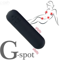 SPLASH HAHA VIBRATEUR BULLET SILICONE 10 VIBRATIONS 75 X 19 CM NOIR