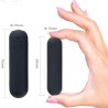 SPLASH HAHA VIBRATEUR BULLET SILICONE 10 VIBRATIONS 75 X 19 CM NOIR