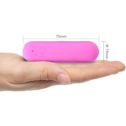 SPLASH HAHA VIBRATEUR BULLET SILICONE 10 VIBRATIONS 75 X 19 CM ROSE