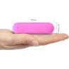 SPLASH HAHA VIBRATEUR BULLET SILICONE 10 VIBRATIONS 75 X 19 CM ROSE
