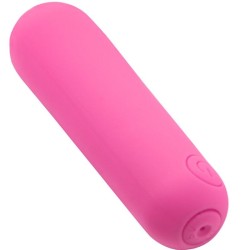 SPLASH HAHA VIBRATEUR BULLET SILICONE 10 VIBRATIONS 75 X 19 CM ROSE
