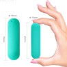 SPLASH HAHA VIBRATEUR BULLET SILICONE 10 VIBRATIONS 75 X 19 CM VERT