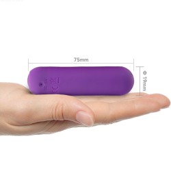 SPLASH HAHA VIBRATEUR BULLET SILICONE 10 VIBRATIONS 75 X 19 CM VIOLET