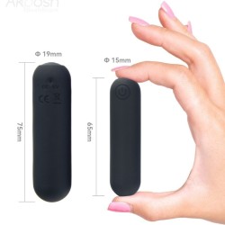 SPLASH HEHE VIBRATEUR BULLET SILICONE 10 VIBRATIONS 65 X 15 CM NOIR