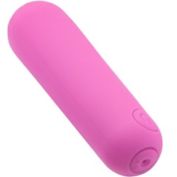 SPLASH HEHE VIBRATEUR BULLET SILICONE 10 VIBRATIONS 65 X 15 CM ROSE