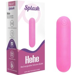 SPLASH HEHE VIBRATEUR BULLET SILICONE 10 VIBRATIONS 65 X 15 CM ROSE
