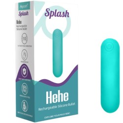 SPLASH HEHE VIBRATEUR BULLET SILICONE 10 VIBRATIONS 65 X 15 CM VERT