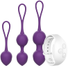Boules vaginales vibrantes avec technologie watchme Rewobeads