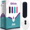 SPLASH JOIE VIBRATEUR BULLET TÉLÉCOMMANDE EN SILICONE 10 VIBRATIONS 75 X 19 CM NOIR