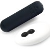 SPLASH JOIE VIBRATEUR BULLET TÉLÉCOMMANDE EN SILICONE 10 VIBRATIONS 75 X 19 CM NOIR