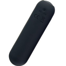 SPLASH JOIE VIBRATEUR BULLET TÉLÉCOMMANDE EN SILICONE 10 VIBRATIONS 75 X 19 CM NOIR