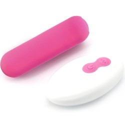 SPLASH JOIE VIBRATEUR BULLET TÉLÉCOMMANDE EN SILICONE 10 VIBRATIONS 75 X 19 CM ROSE