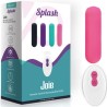 SPLASH JOIE VIBRATEUR BULLET TÉLÉCOMMANDE EN SILICONE 10 VIBRATIONS 75 X 19 CM ROSE