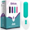 SPLASH JOIE VIBRATEUR BULLET TÉLÉCOMMANDE EN SILICONE 10 VIBRATIONS 75 X 19 CM VERT