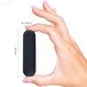 SPLASH JOLINE VIBRATEUR BULLET TÉLÉCOMMANDE EN SILICONE 10 VIBRATIONS 65 X 15 CM NOIR