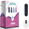 SPLASH JOLINE VIBRATEUR BULLET TÉLÉCOMMANDE EN SILICONE 10 VIBRATIONS 65 X 15 CM NOIR