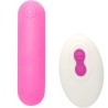 SPLASH JOLINE VIBRATEUR BULLET TÉLÉCOMMANDE EN SILICONE 10 VIBRATIONS 65 X 15 CM ROSE